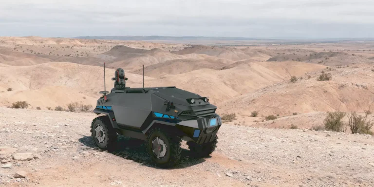 Autonomous Security Vehicle 4x4 Unmanned Ground Vehicle (UGV)